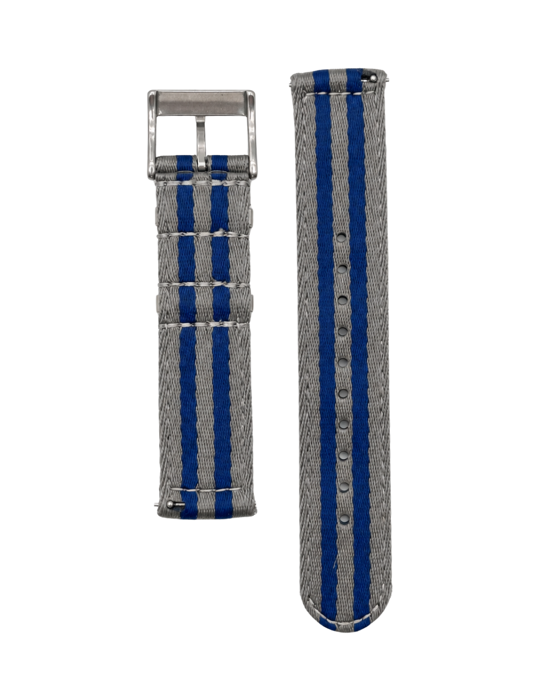 Bracelet Nylon INTERLAGOS Gris Bleu - 20 mm