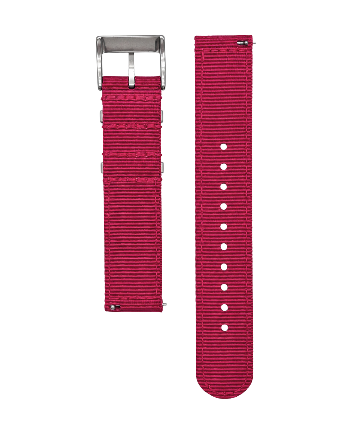 Bracelet Nylon INTERLAGOS Rouge - 20 mm