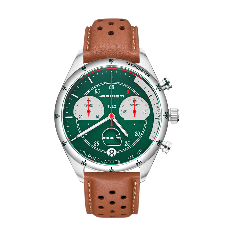 Chronographe Tribute TJL 2 Acier "Jacques LAFFITE"