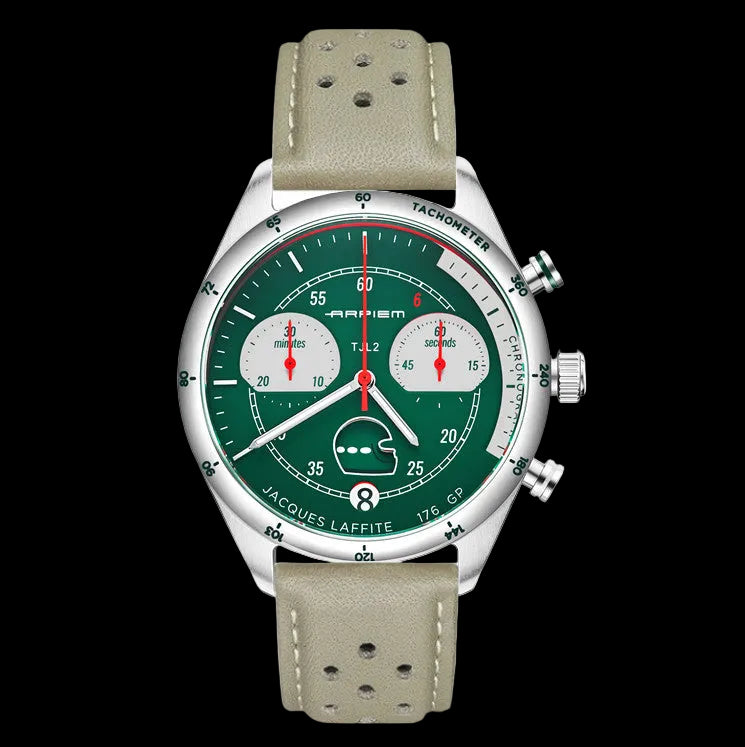 Chronographe Tribute TJL 2 Acier "Jacques LAFFITE"