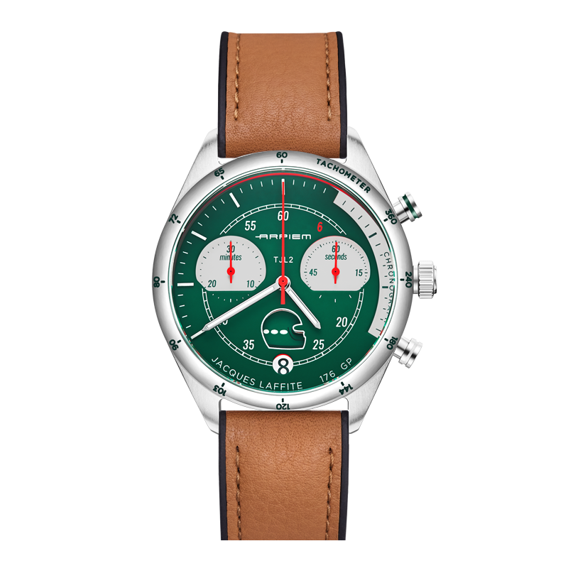 Chronographe Tribute TJL 2 Acier "Jacques LAFFITE"