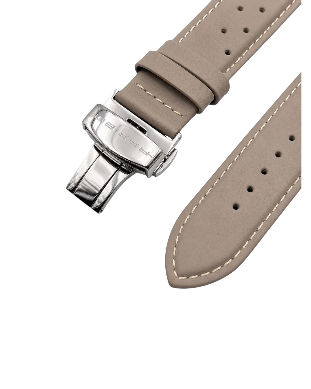 Bracelet Cuir ESTORIL "Mastic" - 20 mm