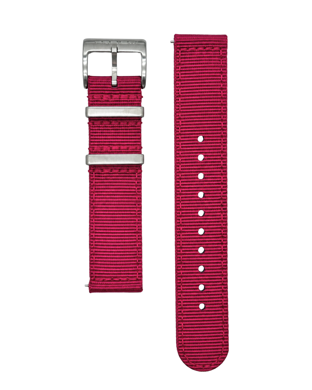 Bracelet Nylon INTERLAGOS Rouge - 20 mm