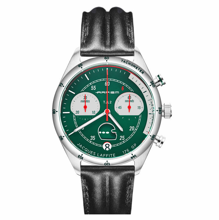 Chronographe Tribute TJL 2 Acier "Jacques LAFFITE"