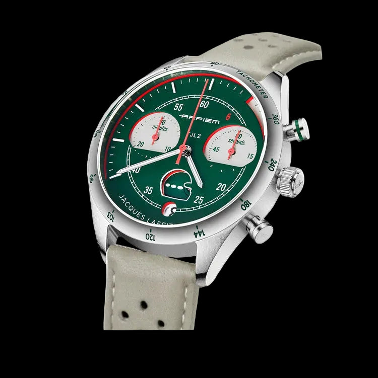 Chronographe Tribute TJL 2 Acier "Jacques LAFFITE"