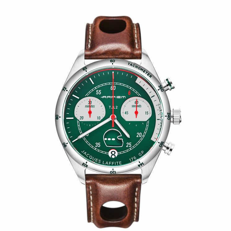 Chronographe Tribute TJL 2 Acier "Jacques LAFFITE"
