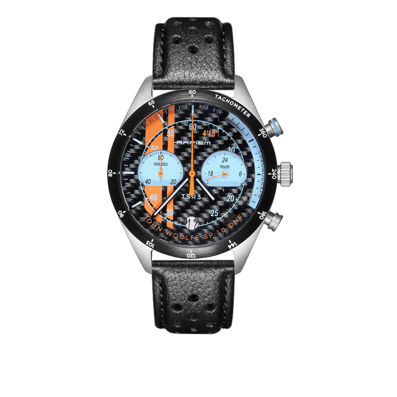 Chronographe Tribute TSR 3 Carbone "John Woolfe"