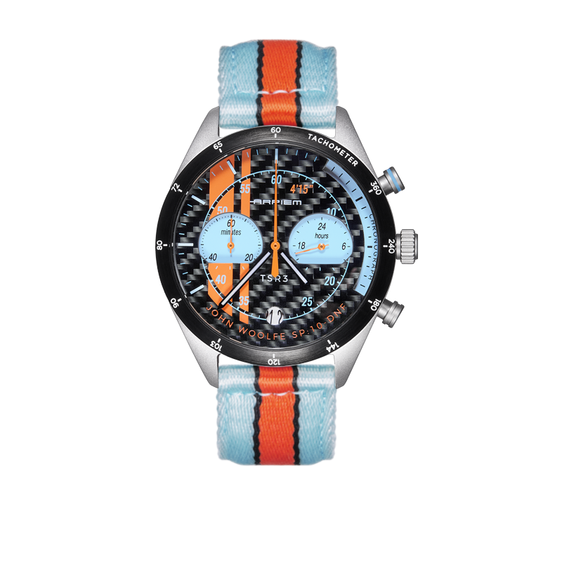 Chronographe Tribute TSR 3 Carbone "John Woolfe"