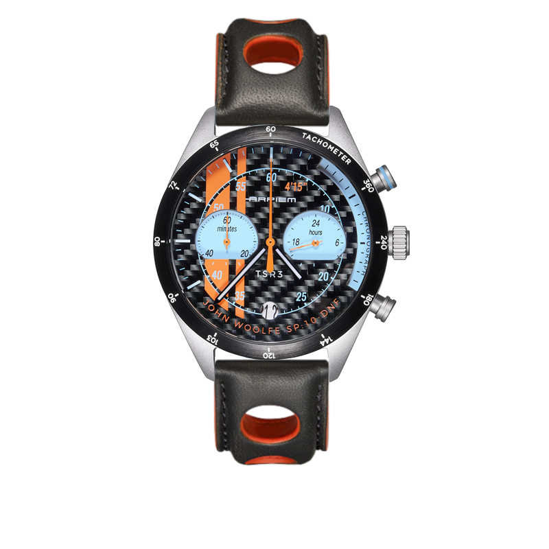 Chronographe Tribute TSR 3 Carbone "John Woolfe"