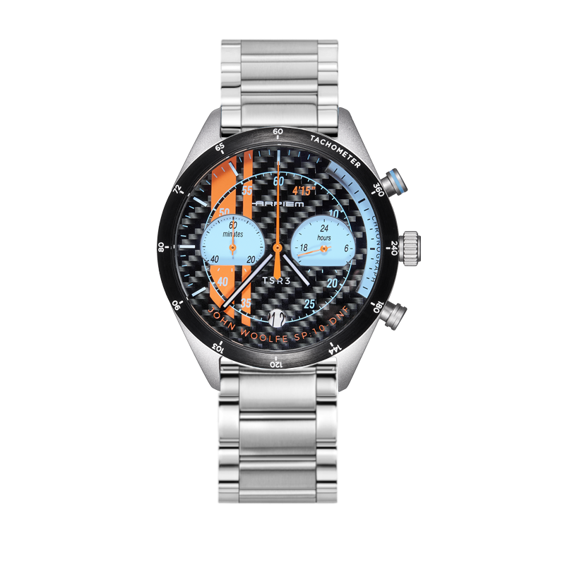 Chronographe Tribute TSR 3 Carbone "John Woolfe"