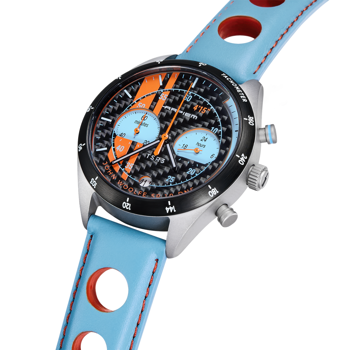 Chronographe Tribute TSR 3 Carbone "John Woolfe"